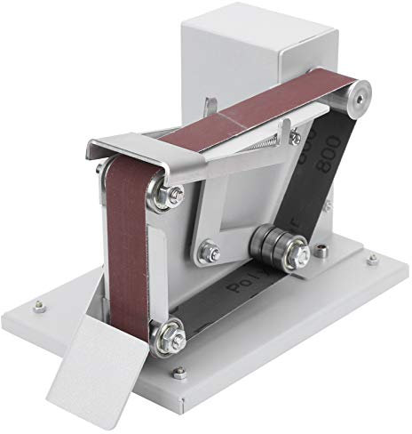 DIY Poliermaschine Mini Bandschleifer Verstellbarer Kantenschleifer Schleifmaschine Winkel Einstellbar Multifunktionsschleifer Schleifen Polieren Werkzeug, 4500-9000RPM, 7-Fach(EU 220V)