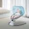 Automatische Babywippe mit beruhigender Musik, tragbar Fernbedienung Babyschaukel mit 4 Schwingwinkel 18kg Tragkraft für entspannte Eltern, Wohnzimmer und Schlafzimmer (Blau)