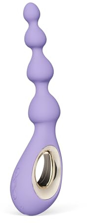LELO Soraya Beads Vibrating Anal Beads Massager with Bow-Motion Technology and 8 Vibrating Patterns, Adult Anal Toys (Violet Dusk)