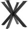 SO-Tools Tischgestell Spider schwarz 850x850x710 mm Kreuzgestell Esstischgestell Untergestell für runde Esstische