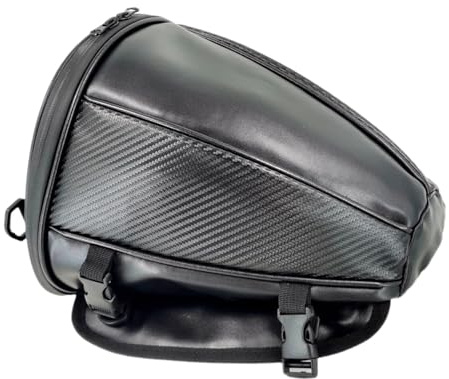 Honhoha Bolsas traseras para Motocicletas,Bolsa de Asiento Trasero para Motocicletas - Bolso Bandolera Gran Capacidad Moto - Bolsas multifuncionales para Equipaje de Asiento para la mayoría de