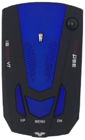 Détecteur De Radar De Voiture 16 Bandes 360, Système D'alarme De Vitesse Automatique, Caméra Anti GPS, Détecteur Laser avec Alerte Vocale(Blue)