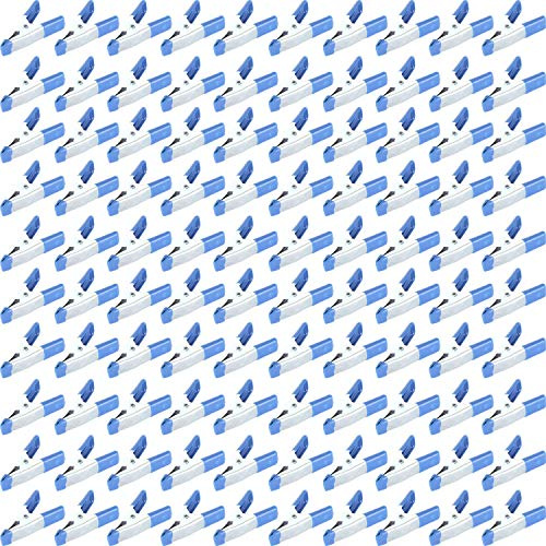 Online Best Service 100 pcs. 2 Inch Spring Metal Clamps wholesale Bulk - Blue