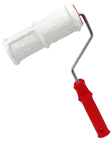 LOVIVER Stein Muster Strukturwalze Reliefwalze Geprägte Malerei Farbroller Malerwalze Malerrolle Effektroller, Style01