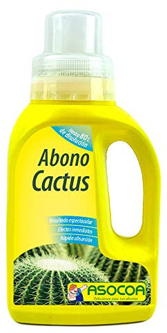 ASOCOA COA106 Abono Cactus 300 ml, Amarillo, Cactus