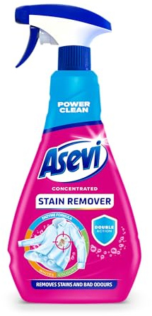 Asevi Stain Remover Spray, Stain Remover for Clothes, 400ml, Pink