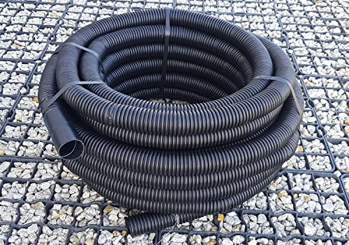 40mm 25m Wellrohr zweischichtiges UV-beständig Leerrohr Elektrorohr Einzugshilfe