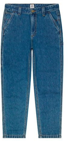 Lee Jeans da Uomo Carpenter, vestibilità Rilassata, Gamba conica, Mid Shade, 48 IT (34W/32L)