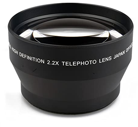 2.2x Teleconverter Lens Professional 67mm Optical Glass Telephoto Lens Oil-proof For For Butterfly Flowers
