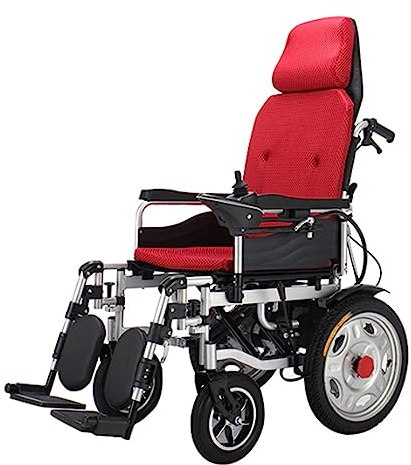 Carrozzina Elettrica a Quattro Ruote per Anziani Disabili - Monopattino Semovente con Telaio in Acciaio al Carbonio - Ausili per la Mobilità Adulti