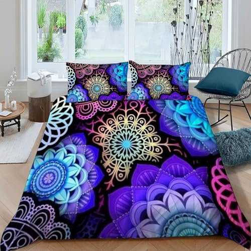 HOGDISAJD Totem Bettwäsche Set Malstil 3D Bettbezug Set Wendebettwäsche Für Kinder Jungen Männer Mikrofaser Kissenbezug 2tlg Super König（260x220cm）