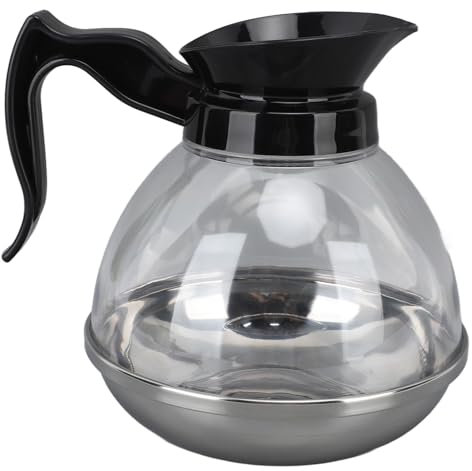 Coffee Replacement Pot, 1.2QT Universal Coffee Maker Pot with Comfortable Handle and Tight Fit Spout Tea Milk Server Brewer Kettle