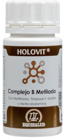 Equisalud - Holovit Complejo B Metilado - Vitamina B Complex - 50 Cápsulas