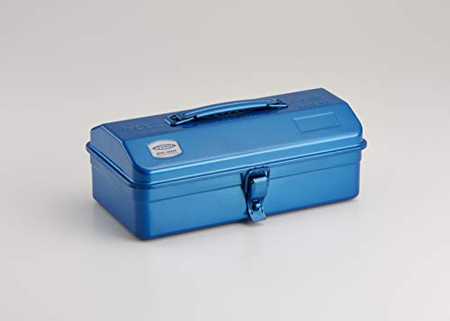 Toyo Steel Werkzeugkoffer Camber-top aus Stahl in der Farbe Blau, 30,4x16,4x12,3 cm, Y-280-BL