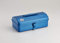 Toyo Steel Werkzeugkoffer Camber-top aus Stahl in der Farbe Blau, 30,4x16,4x12,3 cm, Y-280-BL