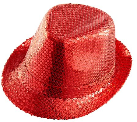 W WIDMANN MILANO Party Fashion - Hut Fedora, Hut mit Pailletten, Kopfbedeckung, Karneval