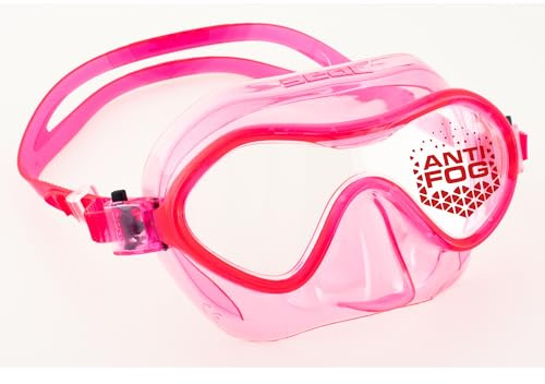 Seac Baia, Masque Antifog de plongée et de Natation pour Les Enfants de 3 à 8 Ans, idéal pour Les Jeux en mer