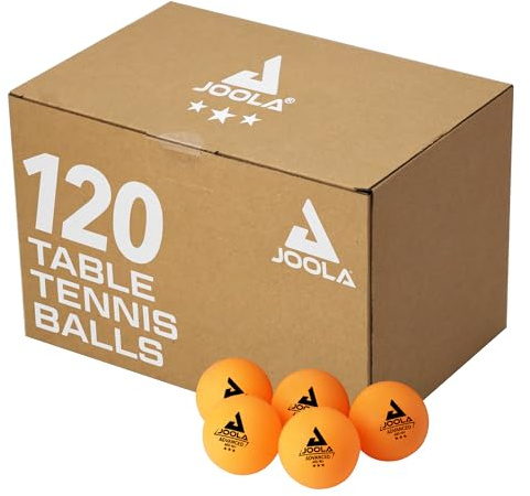 JOOLA Training 3 Star Table Tennis Balls 12, 60, or 120 Pack - 40+mm Regulation Bulk Ping Pong Balls for Competition and Recreational Play - Fun as a Cat Toy - Indoor and Outdoor Compatible