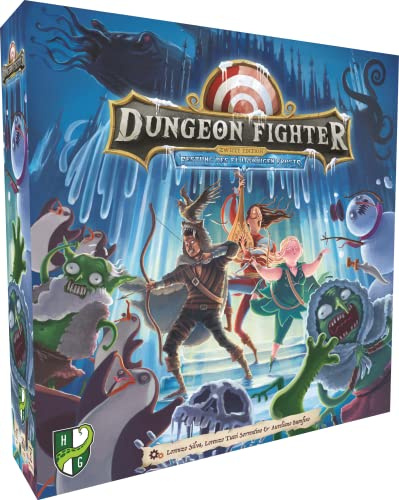 Horrible Guild Dungeon Fighter: Die Festung des flutschigen Frosts - Brettspiel-Erweiterung - Lustiges Partyspiel - Deutsch - 1-4 Spieler - Ab 8 Jahren