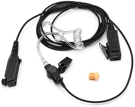 Écouteur Casque Oreillette micro PTT pour Sepura Radio SC20 SC21 STP8000