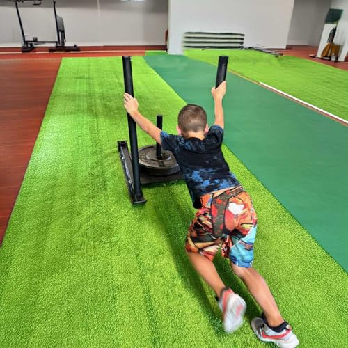 Yescom Sports Workout Outdoor Gym Flooring Turf for Crossfit Training Sled Push Pull Equipment 65'x5'(325 Sq.Ft) 0.4 H