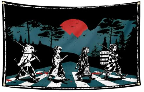 Anime Tapestry 3x5Feet Funny Flag Banner Wall Hanging Wall Décor for Dorm Bedroom Home Décor