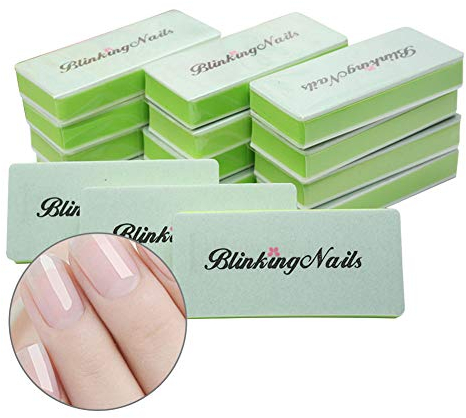 BlinkingNails Nail Buffer File,Nagel Puffer Feile,Professional Nail Polishing Block,Professioneller Nagel Polierblock,Nagelfeile 1000/4000,12pcs Nail Buffer Block,Nagelpuffer Block 12-Stücke