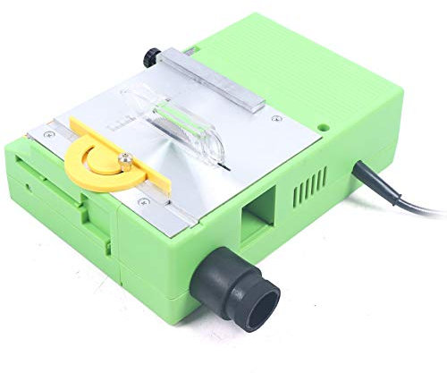 Mini Tischkreissäge, 480W 8800 U/min Dekupiersäge Kleine Carving Machine Tragbare Tischsägen Holzbearbeitung Schneiden Polier 265 * 195 * 80mm