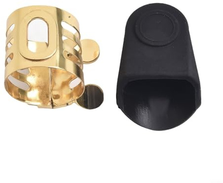 Sax Mundstück Blattschraube Klemme für Sopran Alt Tenorsaxophon Metallkonstruktion (ALTO SAX)