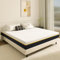 DEWINNER Matelas 140x190x17cm, Matelas en Mousse à Mémoire de Forme et Matériau Bambou, Fermeté Moyenne,Soutien Parfait, Respirant, Hypoallergénique, avec Housse Amovible et Lavable