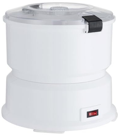 Éplucheur de pommes de terre, éplucheur électrique de pommes de terre 2-4 minutes, 85 W, 2 vitesses, 0,8 kg, utilisé pour sécher les légumes et éplucher les pommes de terre (25,5 x 25,5 x 27)