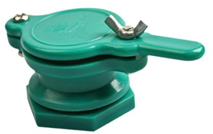 Sharplace Valvola a Saracinesca per, Strumento per Apicoltore, Pratico E Robusto Rubinetto per L'estrazione del, Accessori per Apicoltura per Il, Verde