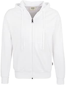 HAKRO Jacke mit Kapuze - 605 - weiß - Größe: M