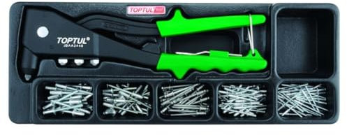 TOPTUL Pinza para remaches Juego con revestimiento plástico GAAT0101