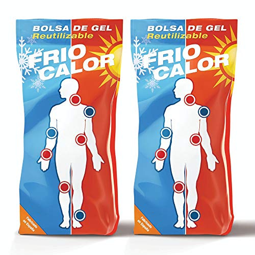 Bolsa de gel frío-caliente reutilizable 13x27cm [2 unidades]