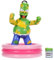 The Simpsons Figurine Furious Homer de 12,7 cm de qualité supérieure par JAKKS Pacific, Comprend des Accessoires et Une clôture cassable, Action Bras brisé entièrement articulé
