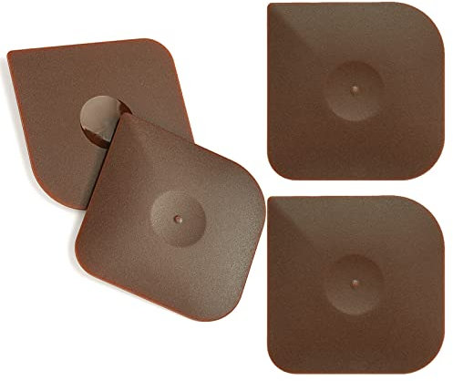 WANGCL Raschietto per pentole in ghisa, 4 pezzi, colore: marrone, raschietto per pentole e utensili multifunzionali per cucina e casa