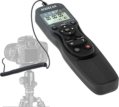 AODELAN Fernauslöser Timer Zoom Controller Kabelgebundene Kamera-Fernbedienung für Sony A7, A7 III, A7R, A7R II, A7s, A99 II, A5000, A5100, A6000, A6100, ZV-1, RX100 VII, HX300, HX60, HXR-MC2500, P