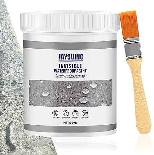 FORMIZON 300g Dichtmasse Wasserdicht, Transparenter Wasserdichte Dichtmittel, Wasserdichter Beschichtungsmittel, Unsichtbarer Wasserdichte Klebstoff, Anti-Leck Mittel für Badezimmer Fliesen Wände Dach