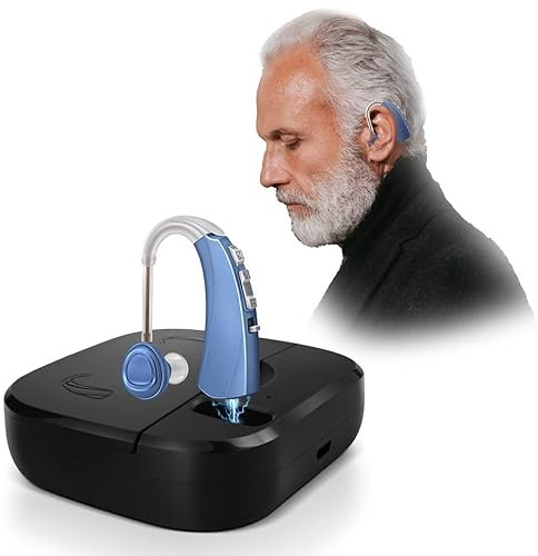 Britzgo mit USB-Aufladung, hinter den Ohren, bequem, einfach zu verwenden, wiederaufladbar, klare und natürliche Stimme (Einzeln)