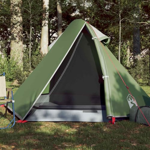 Ordellia Tienda de campaña de cúpula para 2 personas, color verde, impermeable, ligera, compacta, con mosquitera y conexión E, ideal para camping, senderismo, festivales y viajes, protección contra la