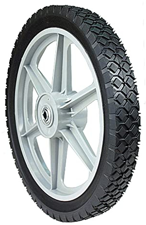 Maxpower 335110 14 x 1.75 Spoked Plastic Wheel with Diamond Tread