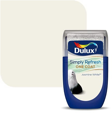 Dulux Simply Refresh Tester Paint - Jasmine White - 30 ml
