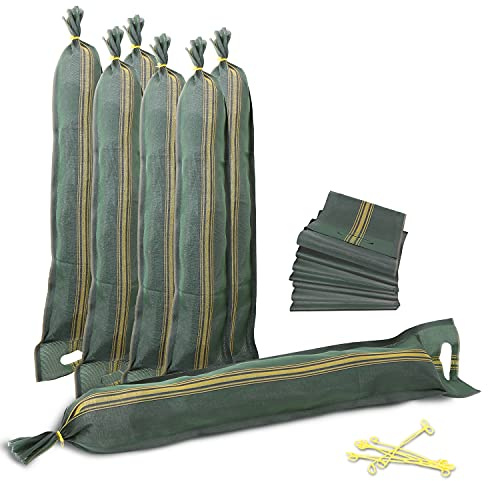 TK THERMALKING 20 Sacos de arena contra inundaciones vacíos – Saco para las puertas de los sótanos – Bolsas con asa (25 x 100 cm)