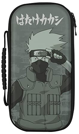 Konix Naruto Shippuden Custodia di protezione e trasporto per Nintendo Switch, Switch Lite e Switch OLED - Alloggio 8 giochi - Design Kakashi