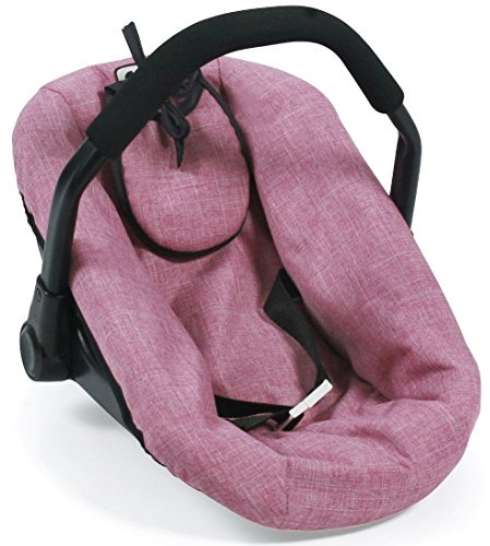 Bayer Chic 2000 708-70 - Asiento de Coche para muñecas de bebé, Color Rosa
