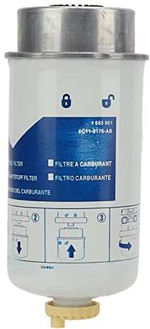 6C11 9176 AB 1685861 6c119155be 1685716 Kraftstofffilter-Kit, Kraftstofffilter Kraftstofffilterbaugruppe Ersatz für Transit 2.2 2.4 3.2 MK7 2006-2014