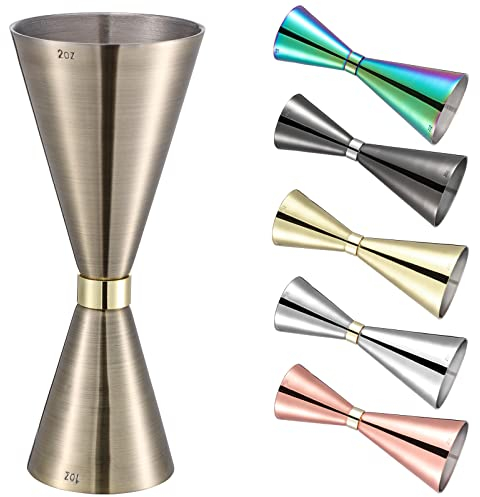 Jigger da 60 ml/30 ml, Jigger giapponese finito con misure all'interno, misurino per cocktail per baristi