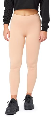 Bellivalini Leggins Termici da Donna Foderati Calze Invernali Caldo Après Ski in BLV50-320 (Color Carne, M)