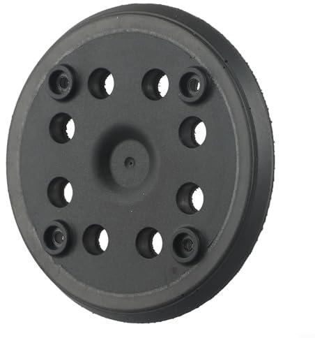 Besshepplo Round Sanding Pad 5 Inch 8 Holes 4 Holes Electric Polishing Disc For Bosch Eccentric Sander PEX 270 A And PEX 270 AE.